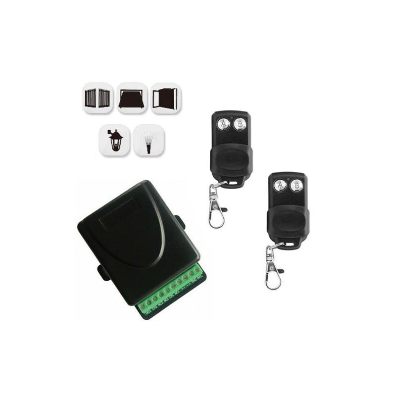 Telecomando Per Cancello Automatico Radiocomando 4 Tasti 433 868 Mhz FAAC NICE - Area Illumina