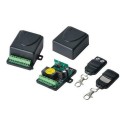 Kit Ricevitore 2 Telecomandi Universale 433MHz Apertura Cancello Automatica