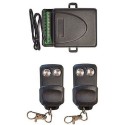 Kit Ricevitore 2 Telecomandi Universale 433MHz Apertura Cancello Automatica