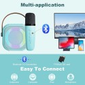 Cassa Speaker Bluetooth Karaoke 1 Microfono Portatile Ricaricabile USB RGB