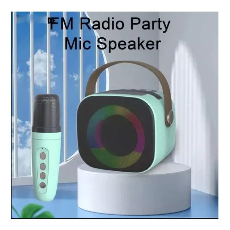 Hongu Cassa Speaker Bluetooth Karaoke 1 Microfono Portatile Ricaric...