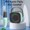 Hongu Cassa Speaker Bluetooth Karaoke 1 Microfono Portatile Ricaric...