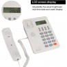 Seven Telefono Fisso tasti grigi grandi tavolo Display LCD calcolat...
