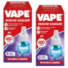 Vape Vape Mosche e Zanzare 2 PZ Ricarica Liquida Per Diffusore Elet...