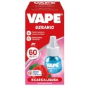 2x Ricarica Liquida per Insetticida Antizanzare Vape 480 Ore Geranio e menta