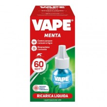 2x Ricarica Liquida per Insetticida Antizanzare Vape 480 Ore Geranio e menta