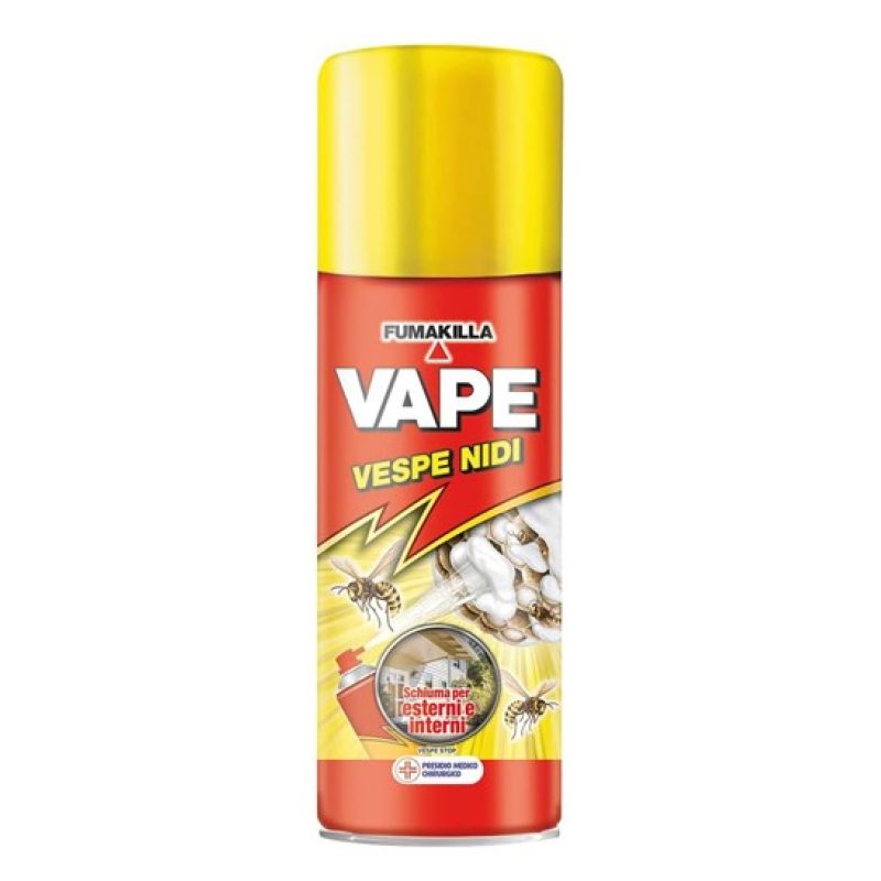 Vape Vape Vespe Schiuma per Interni ed Esterni Nidi Ragni Cimici fo...