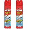 Vape Insetticida Mosche Zanzare Spray 2 Pezzi da 400ml profumo gera...