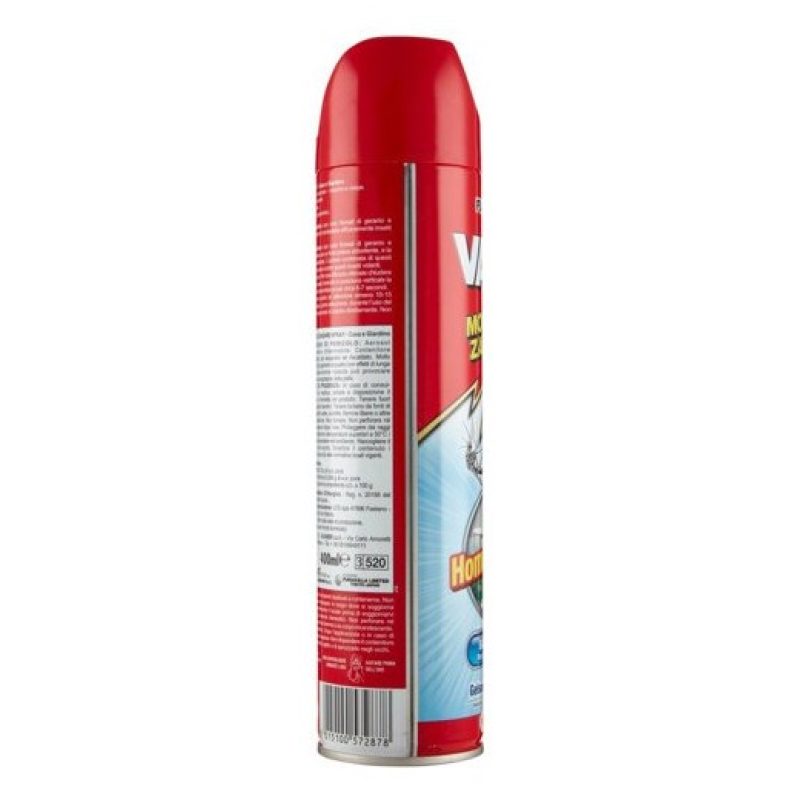Vape Insetticida Mosche Zanzare Spray 2 Pezzi da 400ml profumo gera...
