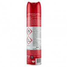 Insetticida Mosche Zanzare Spray 2 Pezzi da 400ml profumo geranio e gelsomino