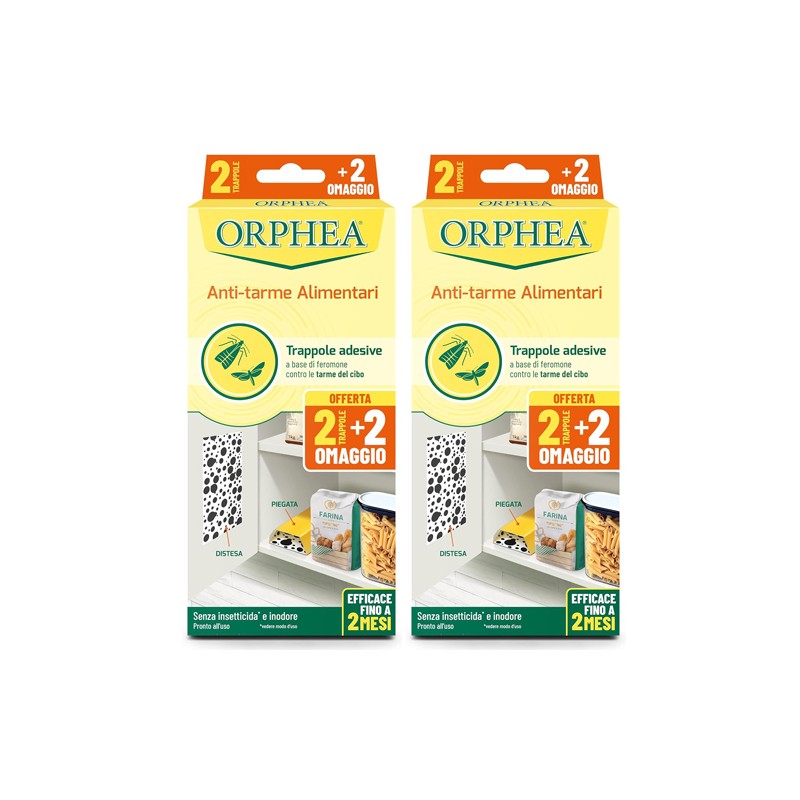 ORPHEA 8 Anti-Tarme Alimentari Elimina le farfalle del cibo e previene sviluppo