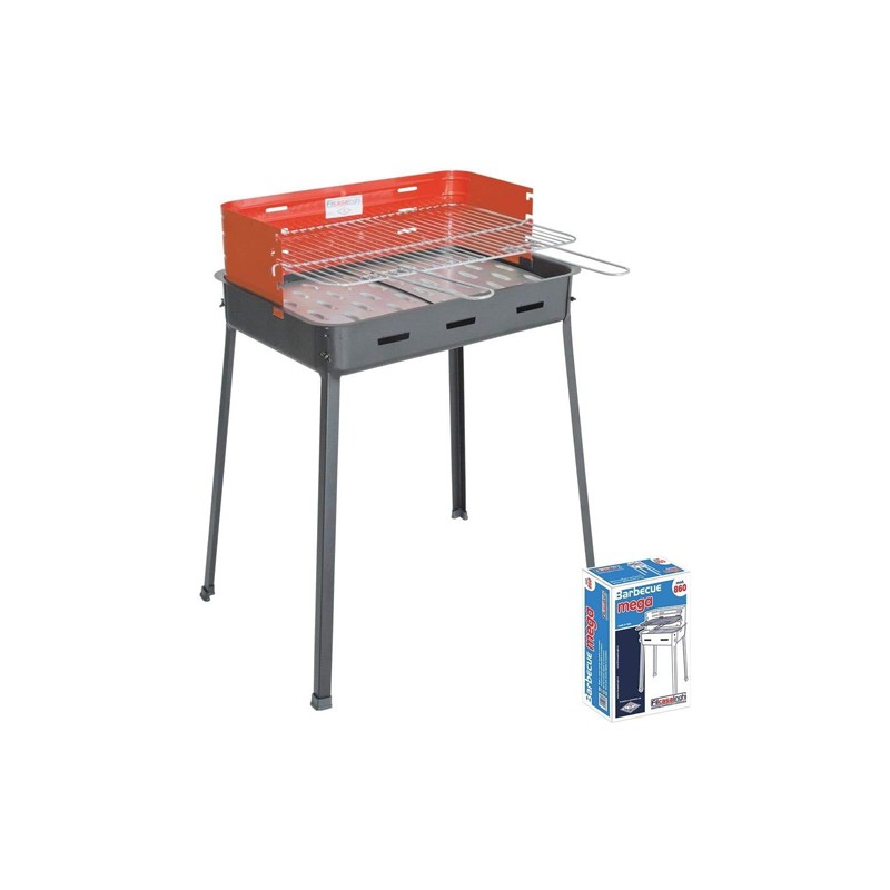 Griglia barbecue carbonella portatile MEGA picnic campeggio fornello fornacetta