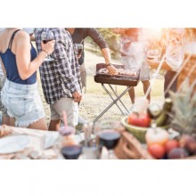 Griglia barbecue carbonella portatile MEGA picnic campeggio fornello fornacetta