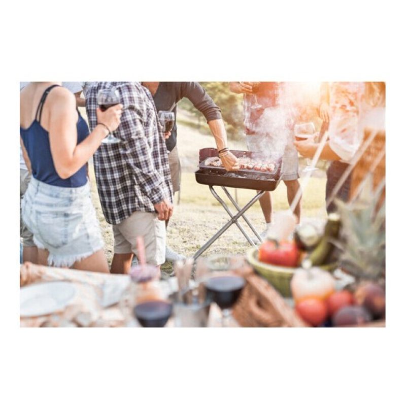 Fil Casalinghi Griglia barbecue carbonella portatile MEGA picnic ca...