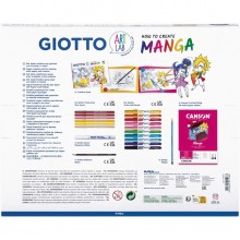Giotto Art lab Set creativo da disegno Manga f582300 - Fila kit set 50 pz