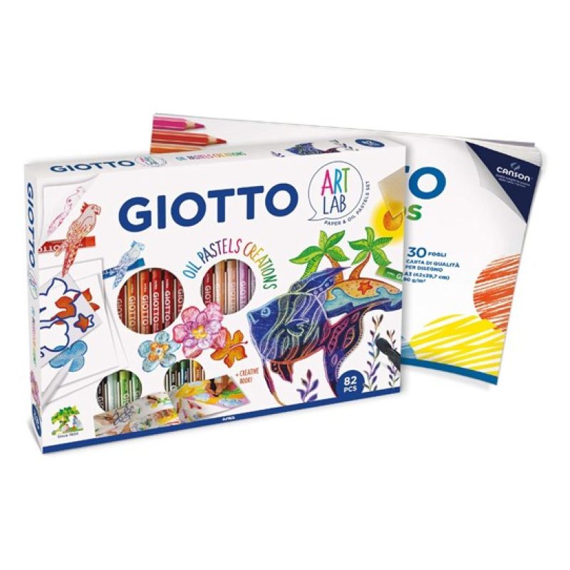 Fila Set di 82 pz Pastelli Colori Ad Olio per Pittura Artistica Gio...