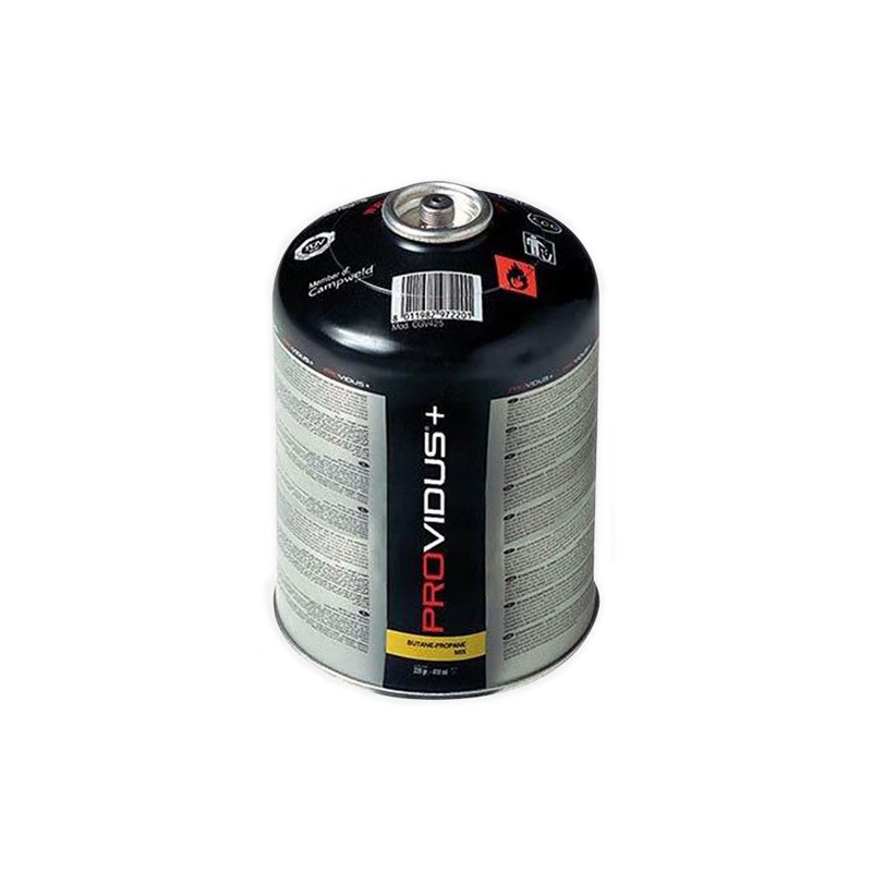 Cartuccia bombola gas propano butano 425 gr valvola 7/16 fornelli PROVIDUS+