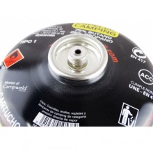 Cartuccia bombola gas propano butano 425 gr valvola 7/16 fornelli PROVIDUS+