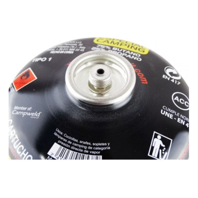 Providus Cartuccia bombola gas propano butano 425 gr valvola 7/16 f...