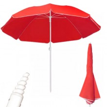 Ombrellone mare spiaggia 180cm palo con trivella incorporata Colora...