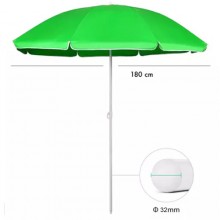 Ombrellone mare spiaggia 180cm palo con trivella incorporata Colorato protezione