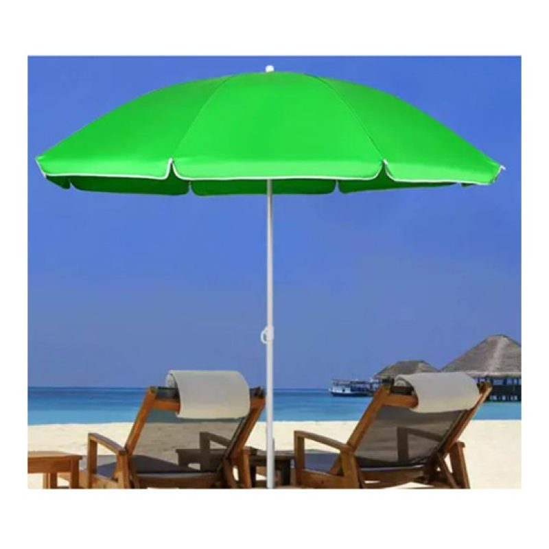Ombrellone mare spiaggia 180cm palo con trivella incorporata Colora...