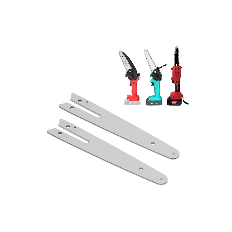 Barra guida per motosega batteria 6" Pollici ricambi elettro sega manuale 2 PZ