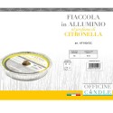 Set 60 Pezzi Candela Citronella In Alluminio Diametro 11x2 cm Anti Zanzare