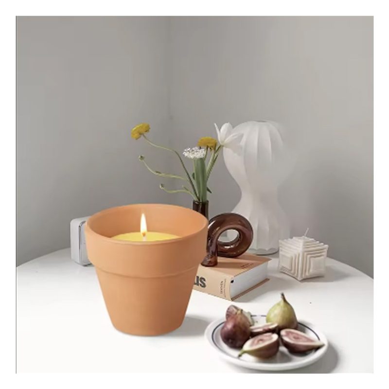 Officine candle Set 48 Pezzi Candela Citronella in Vasetto di Terra...