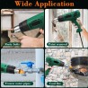 KOMBO Pistola Termica 450-600 gradi sverniciatore Aria Calda 2000W ...