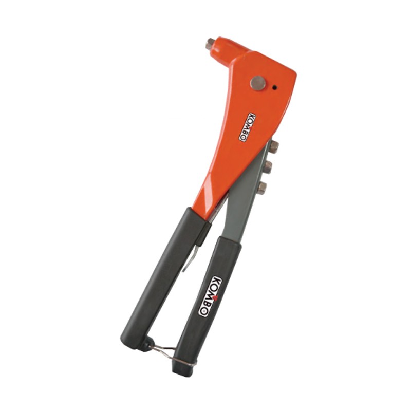 Rivettatrice Utensile per Rivettare Inserti Rivetti a Mano Manuale con 4 Testine