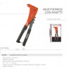 KOMBO Rivettatrice Utensile per Rivettare Inserti Rivetti a Mano Ma...