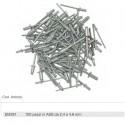 200 Rivetti a strappo in Alluminio per rivettatrice 2,4/3,2/4/4,8 mm ferramenta