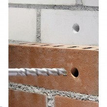 Set 8 punte trapano per muro marmo cemento mattoni 3 - 10 mm con custodia