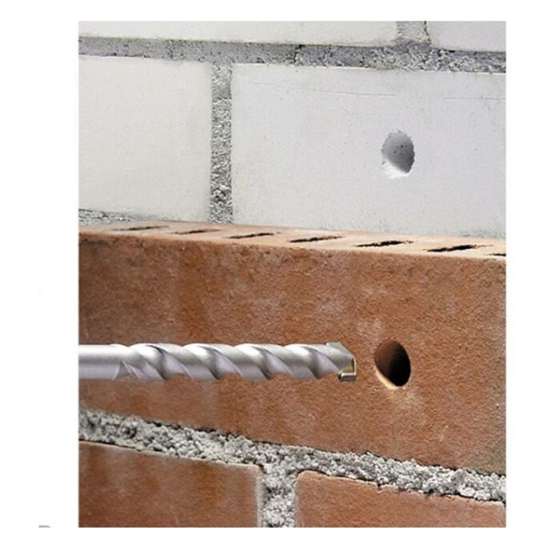 KOMBO Set 8 punte trapano per muro marmo cemento mattoni 3 - 10 mm ...