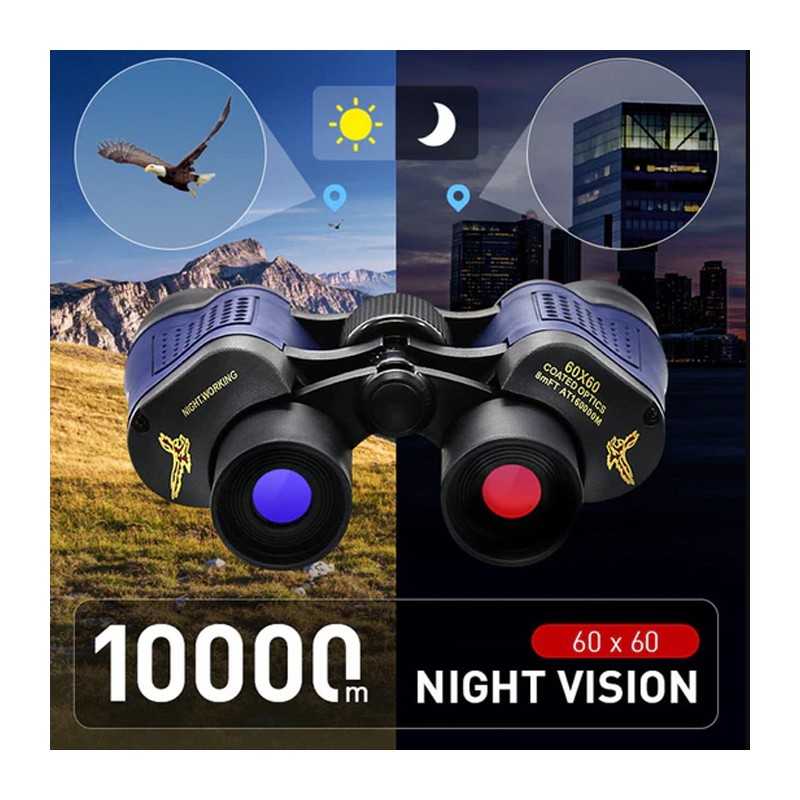CHRONUS - Binocolo Zoom Militare Ad Alta Potenza 10-30x50 Per Adulti