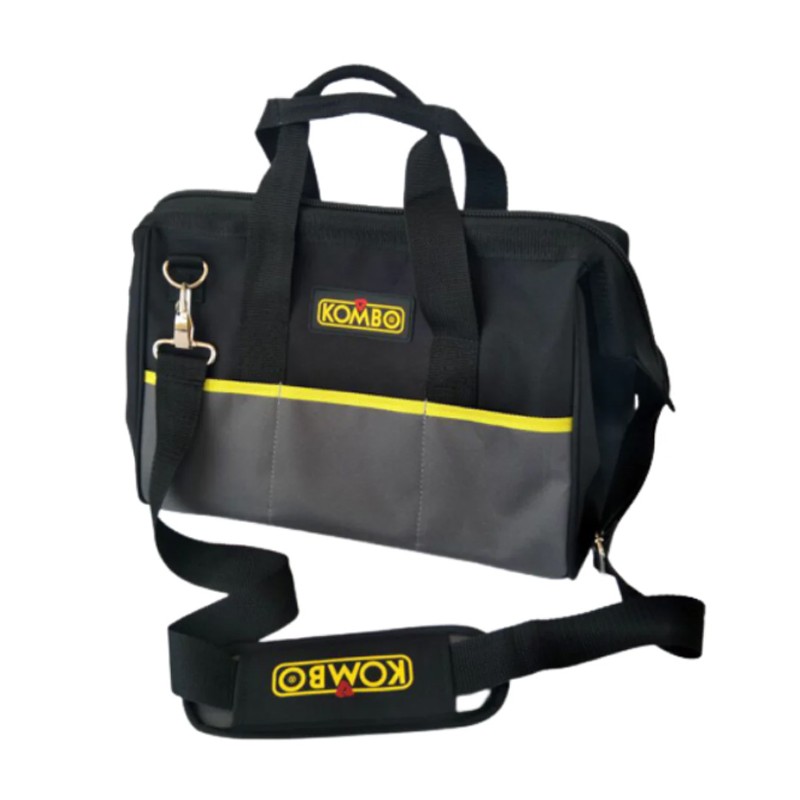 Borsa porta attrezzi da lavoro portautensili con 6 tasche tracolla e maniglie