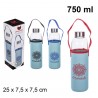 Casa y menaje Bottiglia Borraccia in Vetro 750ml senza BPA Tappo pa...