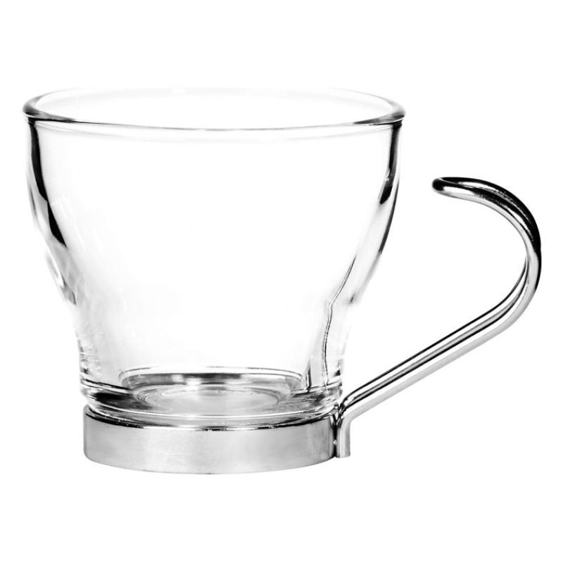 Casa y menaje Set 12 Tazze Tazzine caffe cappuccino latte in vetro ...