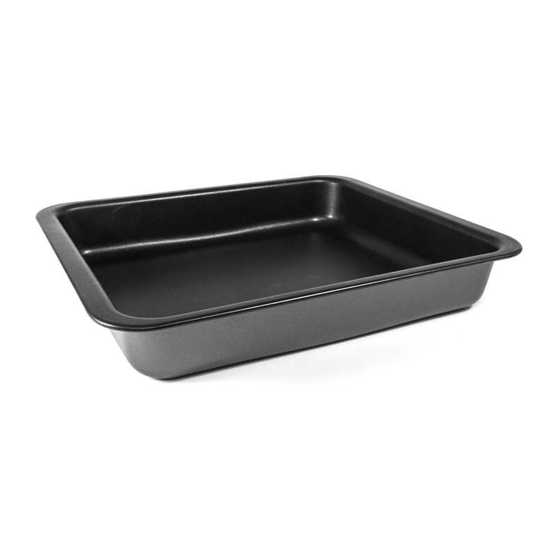 Lasagnera Teglia rettangolare alta antiaderente in alluminio 37x33 cm da forno