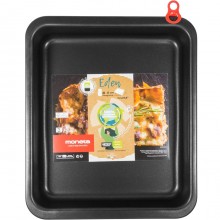 Lasagnera Teglia rettangolare alta antiaderente in alluminio 37x33 cm da forno