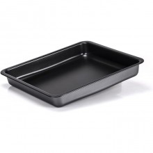 Teglia per pizza rettangolare antiaderente da forno alluminio 24x20cm lasagnera