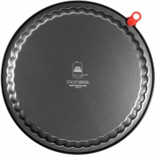 Stampo forma per crostata tondo tortiera da 27/30 cm torta Antiaderente Moneta