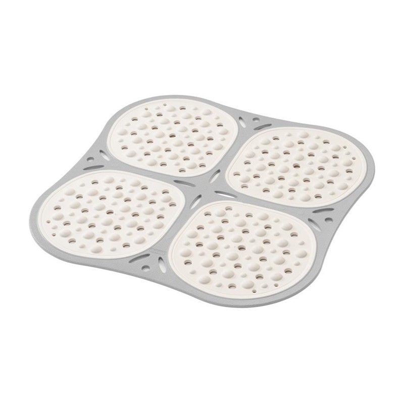 Tappetino Doccia Quadrato Antiscivolo Tappeto Bagno Massage 53×53cm antimuffa