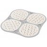 Bama Tappetino Doccia Quadrato Antiscivolo Tappeto Bagno Massage 53...