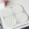 Bama Tappetino Doccia Quadrato Antiscivolo Tappeto Bagno Massage 53...