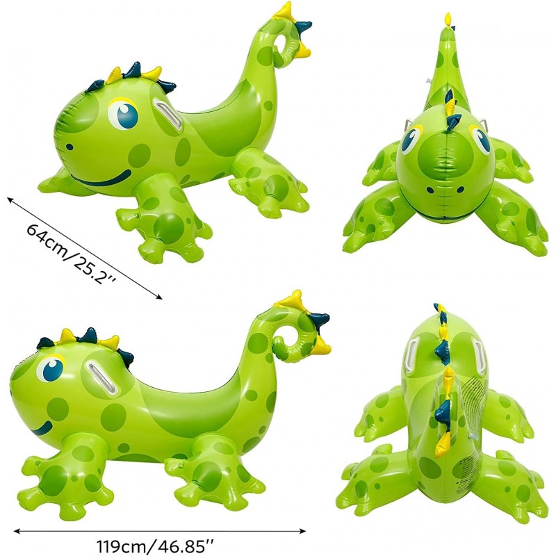 Sun Club Dinosauro Gonfiabile e Cavalcabile 2 manici 119x64cm Per B...