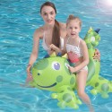 Dinosauro Gonfiabile e Cavalcabile 2 manici 119x64cm Per Bambini Sunclub