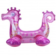 Cavalluccio Gonfiabile e Cavalcabile 2 manici 119x78 cm Per Bambini Sunclub