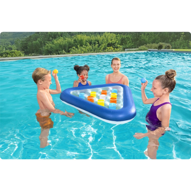 Bestway Bestway Gioco Gonfiabile galleggiante Pong Champion palline...
